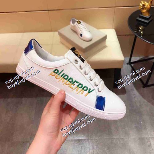 バーバリー BURBERRY 2色可選  魅力ファッション BURBERRY偽物ブランド 2021春夏 カジュアルシューズ
