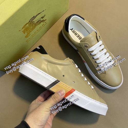 3色可選 バーバリー BURBERRY 高級感ある 2021春夏 BURBERRYスーパーコピー 激安 カジュアルシューズ 
