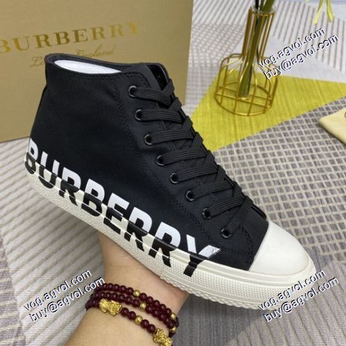 ファッション 人気 先行販売 バーバリーコピー 2色可選 2021春夏 バーバリー BURBERRY ハイトップシューズ