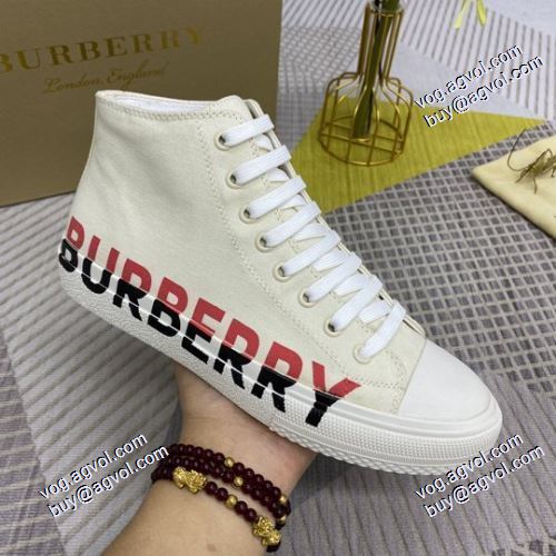 ファッション 人気 先行販売 バーバリーコピー 2色可選 2021春夏 バーバリー BURBERRY ハイトップシューズ