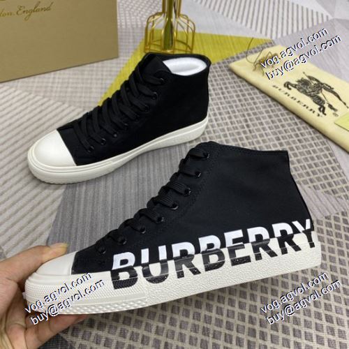 ファッション 人気 先行販売 バーバリーコピー 2色可選 2021春夏 バーバリー BURBERRY ハイトップシューズ
