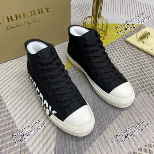 ファッション 人気 先行販売 バーバリーコピー 2色可選 2021春夏 バーバリー BURBERRY ハイトップシューズ