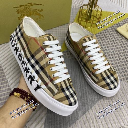 足馴染みのいい 2021春夏 バーバリー BURBERRY ローヒール 極上シューズ 魅力ファッション バーバリーコピー ブランド
