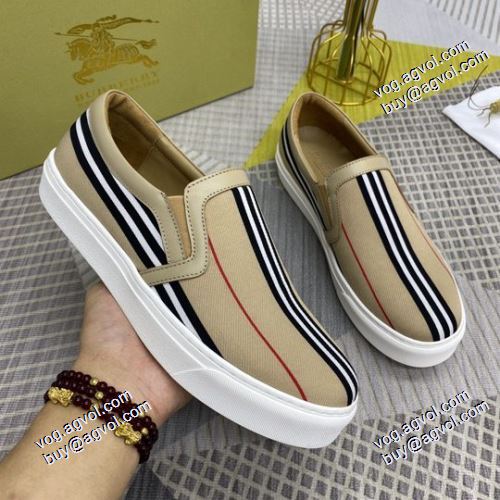 エスバドリーユ  スリップオン 個性的 バーバリースーパーコピー 激安 2021春夏 バーバリー BURBERRY