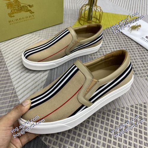 エスバドリーユ  スリップオン 個性的 バーバリースーパーコピー 激安 2021春夏 バーバリー BURBERRY