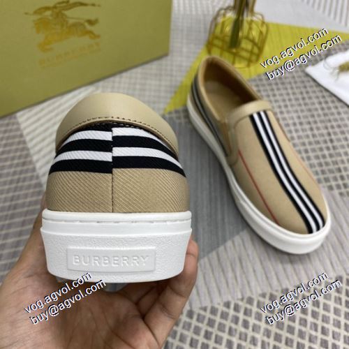エスバドリーユ  スリップオン 個性的 バーバリースーパーコピー 激安 2021春夏 バーバリー BURBERRY