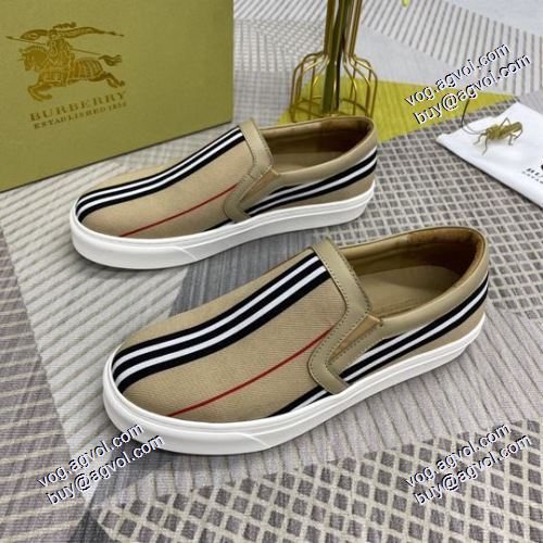 エスバドリーユ  スリップオン 個性的 バーバリースーパーコピー 激安 2021春夏 バーバリー BURBERRY