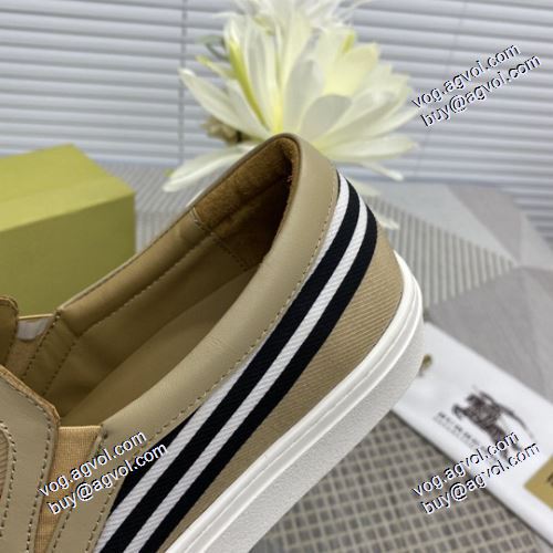 エスバドリーユ  スリップオン 個性的 バーバリースーパーコピー 激安 2021春夏 バーバリー BURBERRY