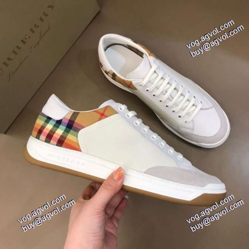 選べる極上 バレーボールシューズ 人気ブランド バーバリーコピーブランド 2021春夏 バーバリー BURBERRY ランニングシューズ 4色可選