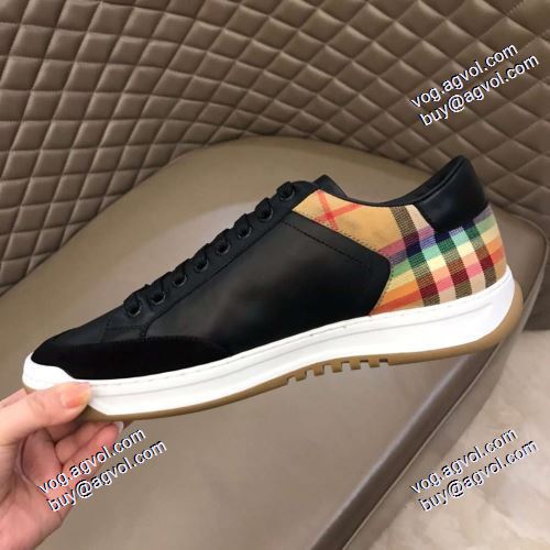 選べる極上 バレーボールシューズ 人気ブランド バーバリーコピーブランド 2021春夏 バーバリー BURBERRY ランニングシューズ 4色可選