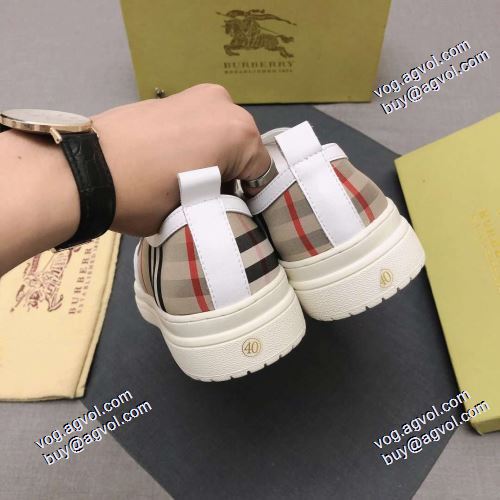 3色可選 スニーカー 2021春夏 バーバリー BURBERRY 脱ぎ履きしやすい/着脱しやすい 海外セレブ愛用 バーバリー偽物ブランド オリジナル