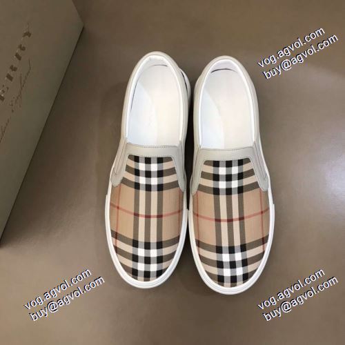 スリップオン 履き心地抜群 2021春夏 バーバリー BURBERRY 上品な輝きを放つ形 脱ぎ履きしやすい/着脱しやすい バーバリーブランド コピー