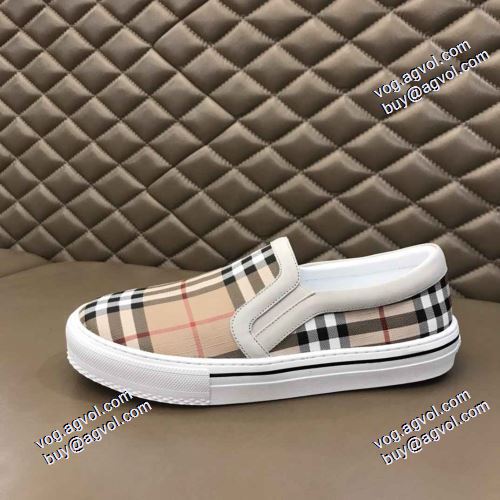 スリップオン 履き心地抜群 2021春夏 バーバリー BURBERRY 上品な輝きを放つ形 脱ぎ履きしやすい/着脱しやすい バーバリーブランド コピー
