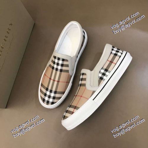 スリップオン 履き心地抜群 2021春夏 バーバリー BURBERRY 上品な輝きを放つ形 脱ぎ履きしやすい/着脱しやすい バーバリーブランド コピー