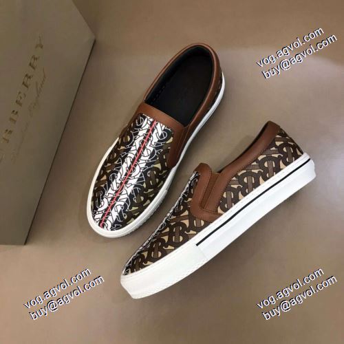 オリジナル コスパ最高のプライス 2021春夏 バーバリー BURBERRY 紐なし 耐久性のある モカシンシューズ