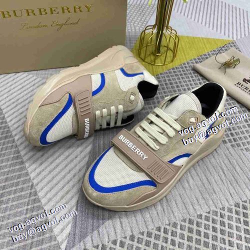 2021秋冬 バーバリー BURBERRY これからの季節の足元のアクセント バーバリースーパーコピー クッション性 スニーカー ファッション 人気 ロードジョグ 人気新品★超特価★ 