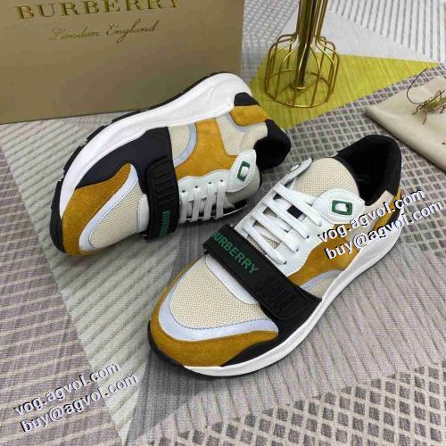 ランニングシューズ 着心地抜群 ナチュラルな素材感 ロードジョグ 耐久性のある バーバリー BURBERRY 2021秋冬 滑りにくい カジュアルシュッズ コスパ最高のプライス バーバリーコピー