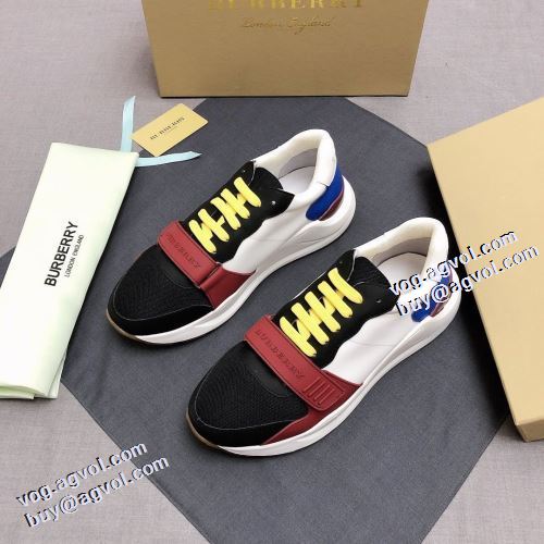 ファッション 人気 2021秋冬 ランニングシューズ 軽量で疲れにくい バーバリー BURBERRY バーバリーコピー ブランド 抗菌?防臭加工 ジョギング