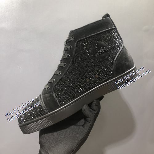 魅力ファッション 2021秋冬 クリスチャンルブタン Christian Louboutin クリスチャンルブタンコピー 流行を超えた定番シューズ ブランド ハイトップシューズ