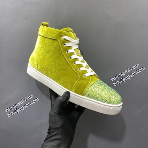 2021秋冬 クリスチャンルブタン Christian Louboutin ハイトップシューズ 高級感ある クリスチャンルブタンブランドスーパーコピー 抗菌?防臭加工
