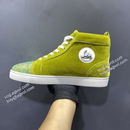 2021秋冬 クリスチャンルブタン Christian Louboutin ハイトップシューズ 高級感ある クリスチャンルブタンブランドスーパーコピー 抗菌?防臭加工