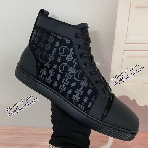 個性的なデザ 2021秋冬 透湿?防水素材採用 クリスチャンルブタン Christian Louboutin クリスチャンルブタンブランド コピー ハイトップシューズ