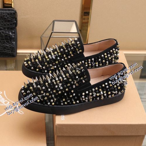 着心地抜群 2021秋冬 クリスチャンルブタンコピー ブランド カジュアルシューズ クリスチャンルブタン Christian Louboutin スタッズ