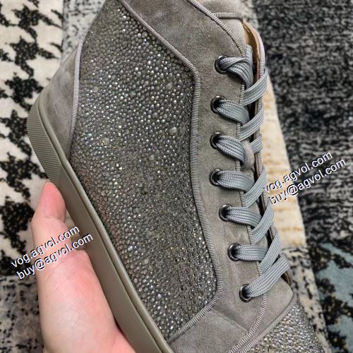 クリスチャンルブタンコピー ブランド 2021秋冬 クリスチャンルブタン Christian Louboutin 上品上質 ハイトップシューズ 軽量で疲れにくい