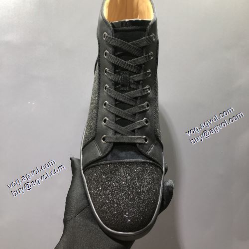 2021秋冬 抗菌?防臭加工 オリジナル クリスチャンルブタン Christian Louboutin クリスチャンルブタンスーパーコピー 激安 ハイトップシューズ