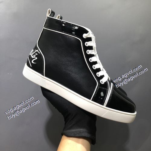 2021秋冬 存在感のある クリスチャンルブタン Christian Louboutin ハイトップシューズ クリスチャンルブタン偽物ブランド 足馴染みのいい