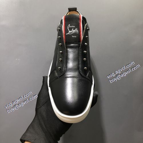 コスパ最高のプライス 2021秋冬 クリスチャンルブタンブランドコピー フラットシューズ クリスチャンルブタン Christian Louboutin フルグレインレザー