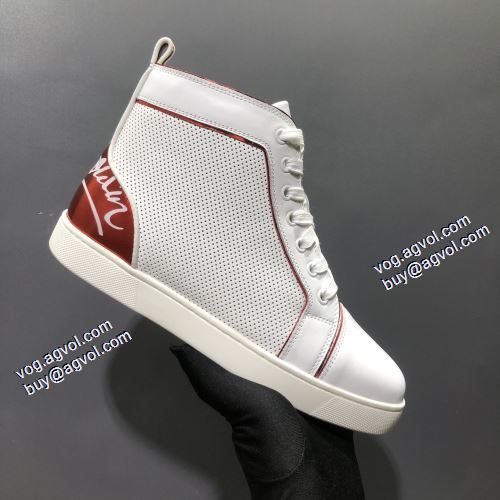 海外限定ライン クリスチャンルブタンスーパーコピー  2021秋冬 クリスチャンルブタン Christian Louboutin ハイトップシューズ 流行を超えた定番シューズ