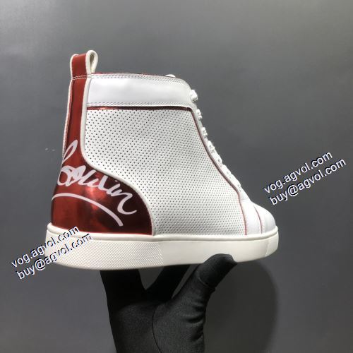 海外限定ライン クリスチャンルブタンスーパーコピー  2021秋冬 クリスチャンルブタン Christian Louboutin ハイトップシューズ 流行を超えた定番シューズ