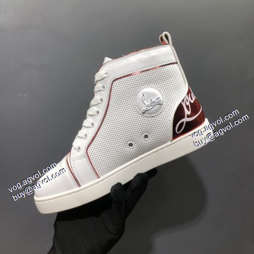 海外限定ライン クリスチャンルブタンスーパーコピー  2021秋冬 クリスチャンルブタン Christian Louboutin ハイトップシューズ 流行を超えた定番シューズ