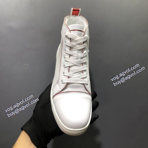 海外限定ライン クリスチャンルブタンスーパーコピー  2021秋冬 クリスチャンルブタン Christian Louboutin ハイトップシューズ 流行を超えた定番シューズ