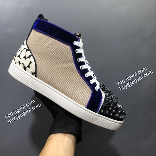 2021秋冬 ハイトップシューズ 今一番HOTな新品 クリスチャンルブタンスーパーコピー クリスチャンルブタン Christian Louboutin 軽量で疲れにくい