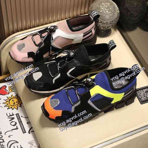 人気新品★超特価★ 3色可選 ドルチェ＆ガッバーナ Dolce&Gabbana  カジュアルシューズ 2021春夏 D&G偽物ブランド 