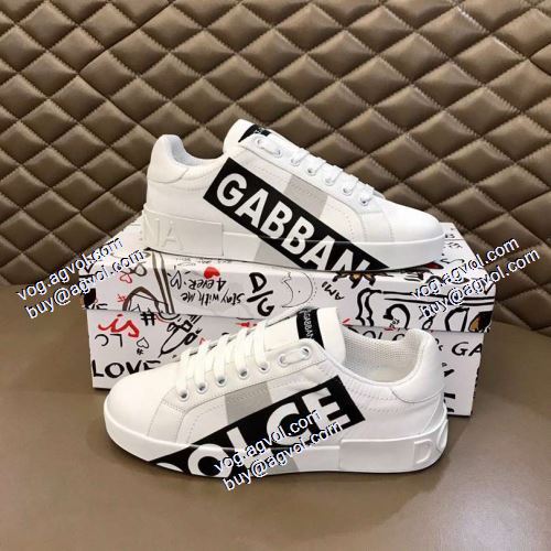 極上の着心地 2021春夏 D&Gスーパーコピー 激安 ドルチェ＆ガッバーナ Dolce&Gabbana カジュアルシューズ  2色可選 