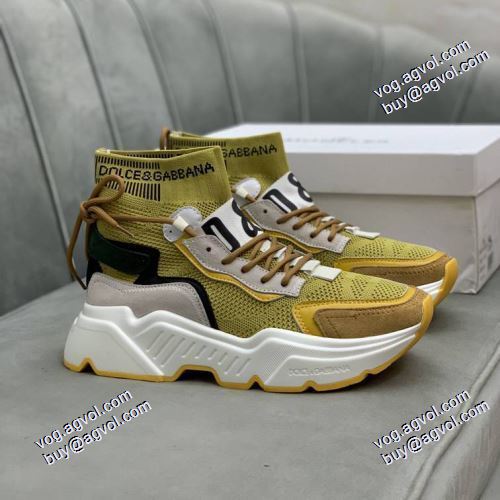 6色可選 ハイトップシューズ 足馴染みのいい 2021春夏 ドルチェ＆ガッバーナ Dolce&Gabbana 最安値に挑戦 D&Gブランド コピー