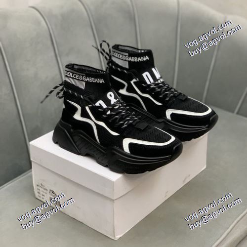 6色可選 ハイトップシューズ 足馴染みのいい 2021春夏 ドルチェ＆ガッバーナ Dolce&Gabbana 最安値に挑戦 D&Gブランド コピー