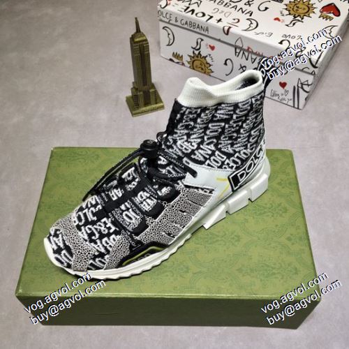 ハイカットスニーカー 高機能防滑ソール  3色可選 2021春夏 ドルチェ＆ガッバーナ Dolce&Gabbana 先行販売 DGコピー