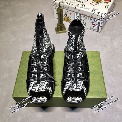 ハイカットスニーカー 高機能防滑ソール  3色可選 2021春夏 ドルチェ＆ガッバーナ Dolce&Gabbana 先行販売 DGコピー
