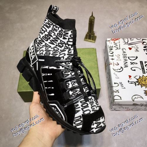 ハイカットスニーカー 高機能防滑ソール  3色可選 2021春夏 ドルチェ＆ガッバーナ Dolce&Gabbana 先行販売 DGコピー