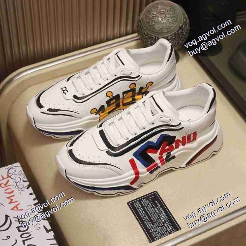 希少価値大！D&G偽物ブランド 2021春夏 ドルチェ＆ガッバーナ Dolce&Gabbana ランニングシューズ ポップ