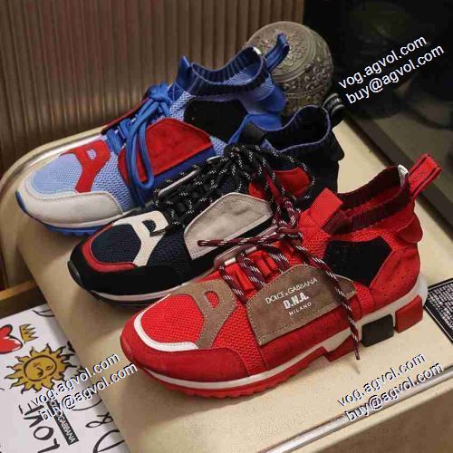 個性的なデザ 柔軟 ドルチェ&ガッバーナブランド コピー 2021春夏 ドルチェ＆ガッバーナ Dolce&Gabbana 3色可選 トレッキングシューズ