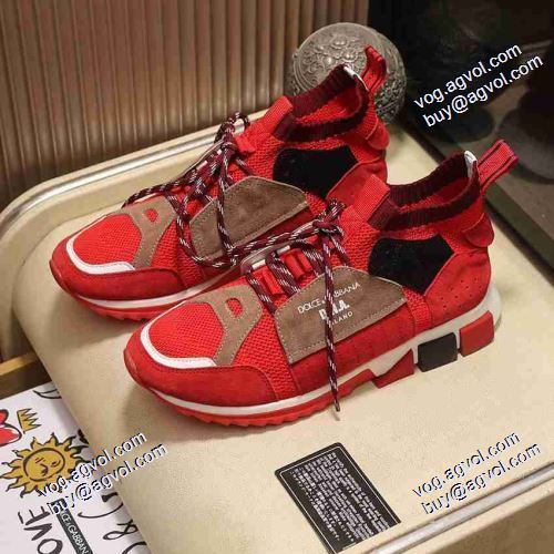 個性的なデザ 柔軟 ドルチェ&ガッバーナブランド コピー 2021春夏 ドルチェ＆ガッバーナ Dolce&Gabbana 3色可選 トレッキングシューズ