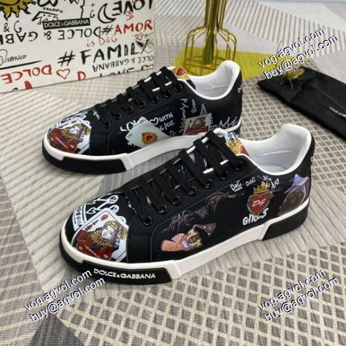 カジュアルシューズ 防水機能に優れ 2021春夏 ドルチェ＆ガッバーナ Dolce&Gabbana 風合いが出る ドルチェ&ガッバーナ偽物ブランド