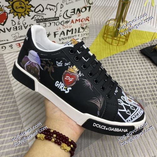 カジュアルシューズ 防水機能に優れ 2021春夏 ドルチェ＆ガッバーナ Dolce&Gabbana 風合いが出る ドルチェ&ガッバーナ偽物ブランド