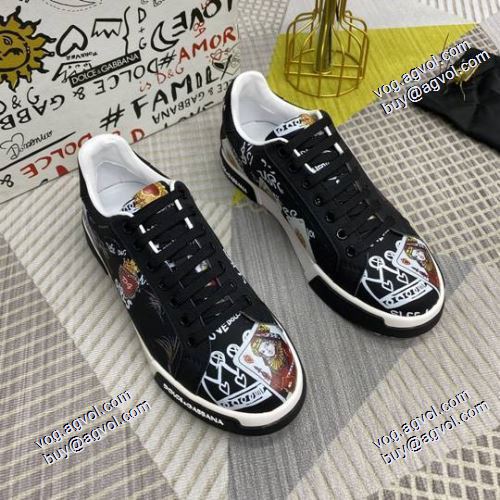 カジュアルシューズ 防水機能に優れ 2021春夏 ドルチェ＆ガッバーナ Dolce&Gabbana 風合いが出る ドルチェ&ガッバーナ偽物ブランド