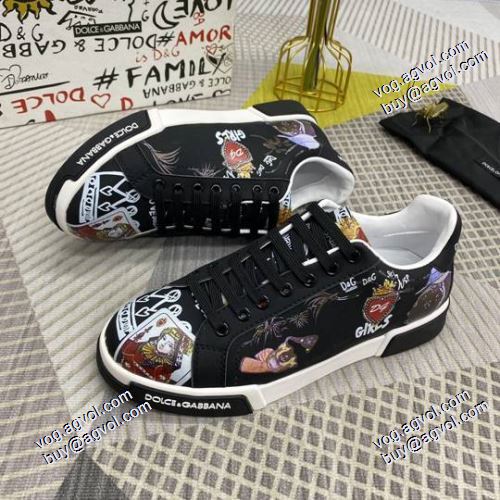 カジュアルシューズ 防水機能に優れ 2021春夏 ドルチェ＆ガッバーナ Dolce&Gabbana 風合いが出る ドルチェ&ガッバーナ偽物ブランド
